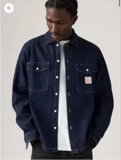 新品　送料無料　リーバイス　WORKWEAR ワーカーシャツ　ブルー　Sサイズのサムネイル