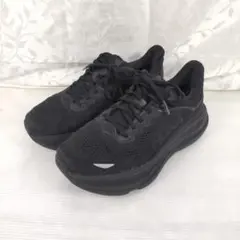 HOKA ボンダイ9 品番1162011 28cm ブラック 左右側面ヤブレあり