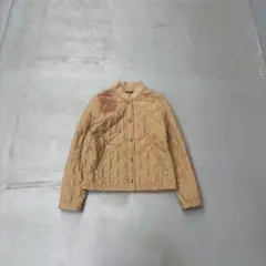 Ralph Lauren 切り替え　牛革　キルティングジャケット　内綿　ダウン