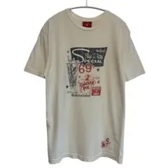 【USA製 赤タグ】Lucky Brand Tシャツ M〜L相当