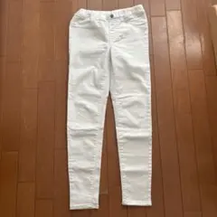 ホワイト スキニーパンツ 150cm