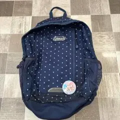 Coleman コールマン キッズ用リュック ネイビー ドット 水玉