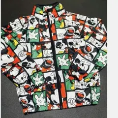 ベビードール ミッキー総柄ナイロンジャケットナイロンジャンパー Disney