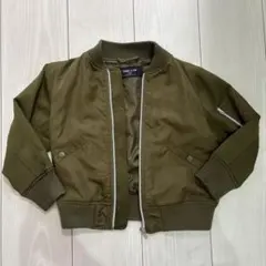 COMME CA ISM ジップアップジャケット 110A オリーブグリーン