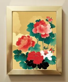 2025年最新】日本画「牡丹花」の人気アイテム - メルカリ