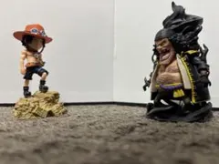 ワンピース ワールドコレクタブルフィギュア エースvs黒ひげ