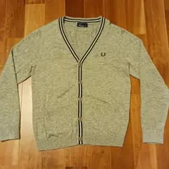 FRED PERRY フレッド・ペリー カーディガン グレー