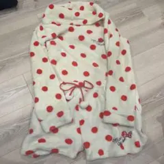 ミニーマウス フリースルームウェア　ディズニーリゾート　ミニー　もこもこパジャマ