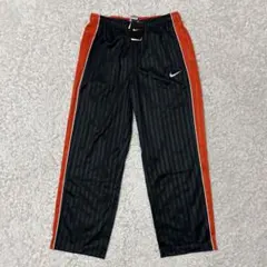 新品　Nike ナイキ　ジャージパンツ　ブラック　オレンジ　刺繍ロゴ　XL