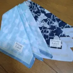 Private Label 花柄ハンカチ 2枚セットのサムネイル