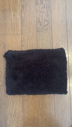黒 フリース ネックウォーマー