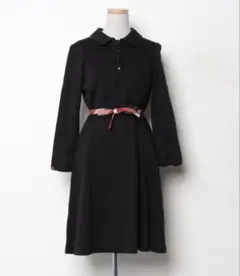 BLUE LABEL CRESTBRIDGE ブルーレーベル　ワンピース　襟　黒