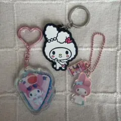 サンリオ　マイメロディ　キーホルダー　3点セット　たまごっち
