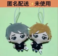 【匿名配送】【未使用】ハイキュー!! ぬいぐるみちゃーむ 宮侑 宮治　2点セット