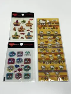 キティ ステッカー サンリオレトロ 3点セット