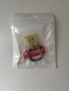 スポンジボブ　スマホリング