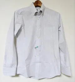 TEIJIN チェック柄ボタンダウンワイシャツ 　サイズ39-83