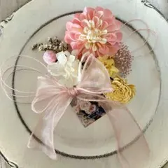 キッズ髪飾り七五三⭐︎和装着物ドライフラワー⭐︎ヘアパーツ袴【子供用】アンナダリア