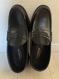 CHARKIES ローファー 黒 25cm 美品