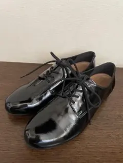 あしながおじさん エナメルレースアップシューズ 22.5 オケージョン