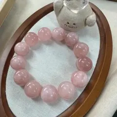 l*s様 パワーストーン天然石水晶ローズクォーツブレスレット - メルカリ