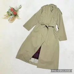 美品 jolf hanasaki 【7】 トレンチコート ライナー付き 比翼 緑