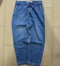 【used】usa製dockers ツータックデニムチノ スラックス 34×30のサムネイル
