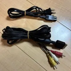 バラけ有 PS2 プレステ 『AVケーブル（ソニー純正）』と『電源コード』セット
