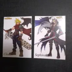 キングダムハーツ　アートミュージアム　ノーマル　クラウド、セフィロス