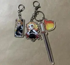 煉獄杏寿郎　キーホルダー2個セット　鬼滅の刃