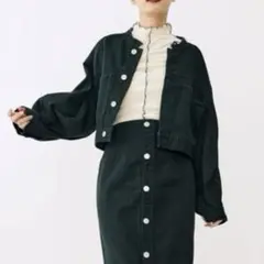 MURUA 深緑 ダークグリーン レディース ジャケットのサムネイル