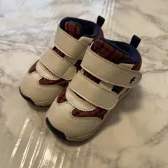 【15.0cm】familiar×アシックス　ベビースニーカー　赤