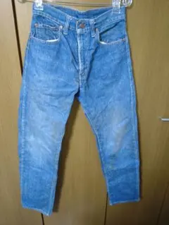 66前期生地使用　80s リーバイス　505 ビンテージ 楽天市場】【中古】リーバイス505 古着 66前期 激ヒゲ 70S シングル
