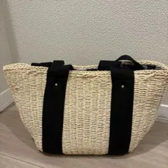 夏準備☀️LEPSIM 2WAY カゴバッグ 大容量 ギンガムチェック 美品のサムネイル