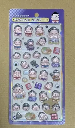新品 正規品 ボンボンドロップシール 和柄 お相撲さん