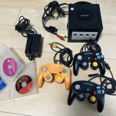 (動作確認済)ゲームキューブ 本体 コントローラー3つ　ソフト2つ