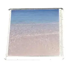 アクリル　 海と砂浜の風景　フォトマグネット