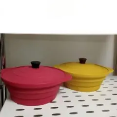 シリコン製 トMAITRE FRANCAIS 電子レンジ調理器　 2個セットのサムネイル