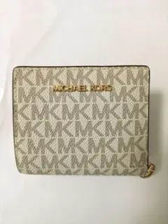 MICHAEL KORS 二つ折り財布 ベージュ/ブラウン