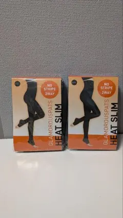 夏特価★グラマラスパッツ/ヒートスリム 2足