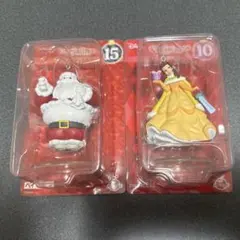 ディズニー　クリスマスオーナメントくじ　フィギュア2点セット　ベル　ベイマックス