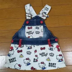 BABYDOLL ハローキティ ジャンパースカート 80