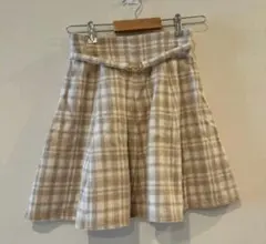 evelyn チェックスカート