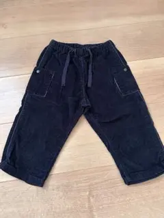 プチバトー　18m 81cm ネイビー　コーデュロイパンツ