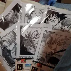 一番くじ ドラゴンボール 40th G賞 コミックスクリアファイルセット７枚