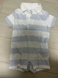 Ralph Lauren ストライプ ポロロンパース