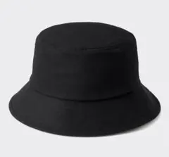 GU UVカットツイルバケットハット　黒　ブラック
