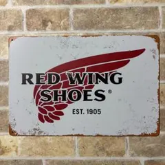 red wing レッドウイング　ブリキ看板 アメリカン雑貨 USA世田谷ベース