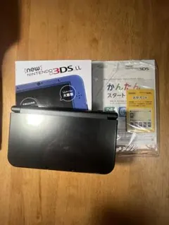 【美品】newニンテンドー3DS LL メタリックブルー 箱、充電器付き