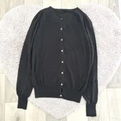 ♡SHIPS♡シルクカシミヤ混カーディガン♡キレイめ♡オフィス♡シンプル♡薄手♡